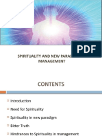 Spirituality and New Paradigm of Management