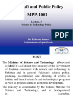 Statecraft and Public Policy MPP-1001