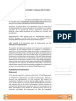 Proceso de valorizaciones y liquidación de obras