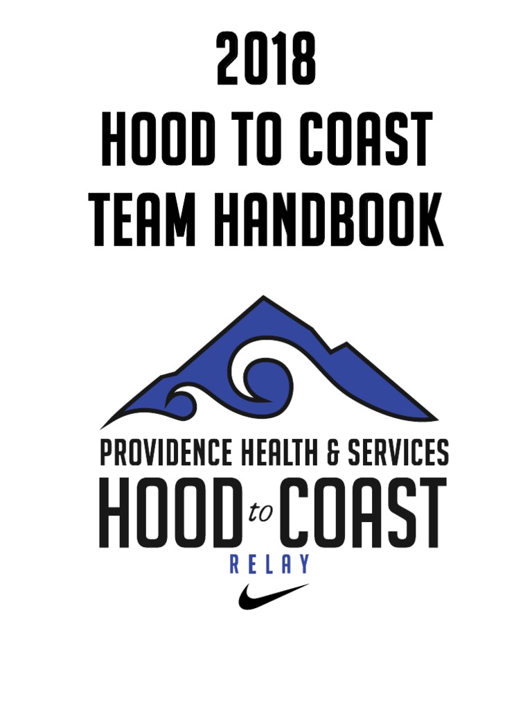 2018 Providence Hood To Coast Relay Handbook PDF Meal Lunch