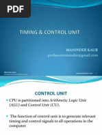 Timing and Control Unit