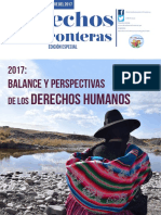 Balance Anual de DDHH - DHSF Cusco