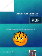Addition Lesson