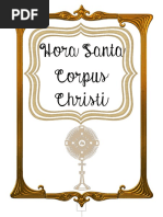 Hora Santa Corpus Christi - MINISTROS