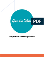 Give It A Whirl: Responsive Site Design Guide