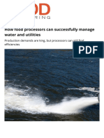 How Food Processors Can Successfully Manage Water and Utilities