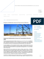 Impacto Ambiental Línea de Transmisión Eléctrica _ GRN