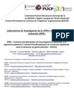 Liste Des Contacts UPPA Beca de La Escuela Doctoral Franco