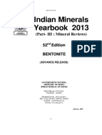 Indian Minerals Year Book_2013_Vol III_Bentonite 2013