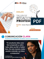 Taller Redacción Profesional - Chiclayo - Setiembre2017