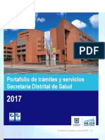 Portafolio de Tramites y Servicios Secretaria de Salud