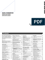 Avh-X2850bt Operating Manual