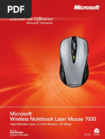 Microsoft Wireless Notebook Laser Mouse 7000