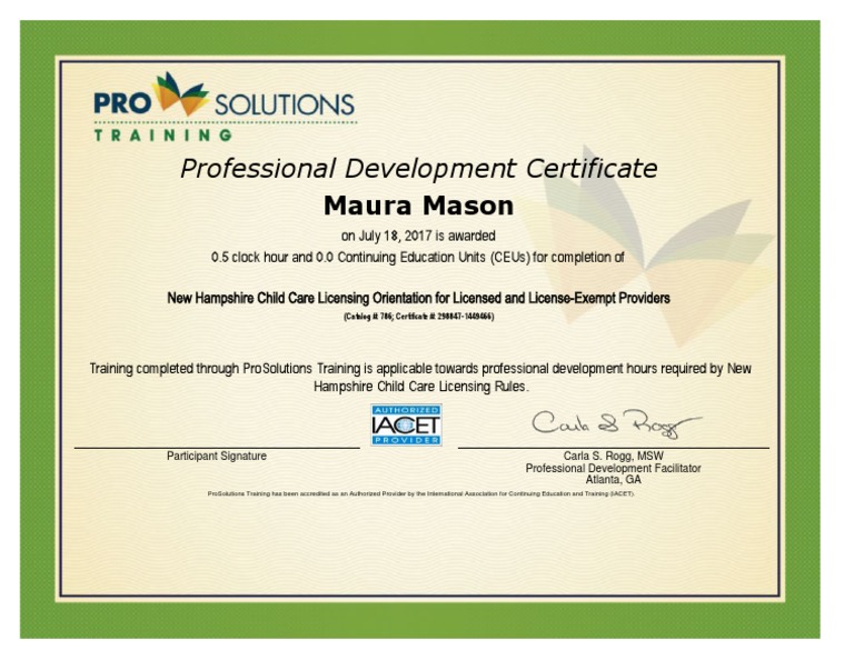 Certificate Orientation PDF