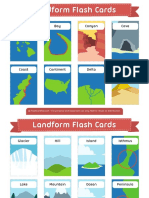 Landform Flash Cards 2x3