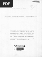 Wilson Rezende da Silva - Oligopolio, Concentração Industrial e Barreiras à Entrada