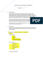 Contoh Template Rencana Program Audit Internal Puskesmas Dan Instrumen Audit. Rev Dhntfeb2018