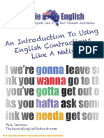 AE- An Introduction to Using English Contractions Like a Native
