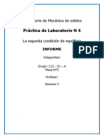 Segunda Condicion de Equilibrio