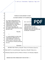 TPPP Ruling - United States District Court, Eastern District of Washington