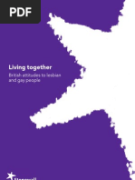 Living Together: British Attitudes To Lesbian and Gay People