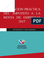 Aplicación Práctica Del Impuesto A La Renta de Empresas 2017