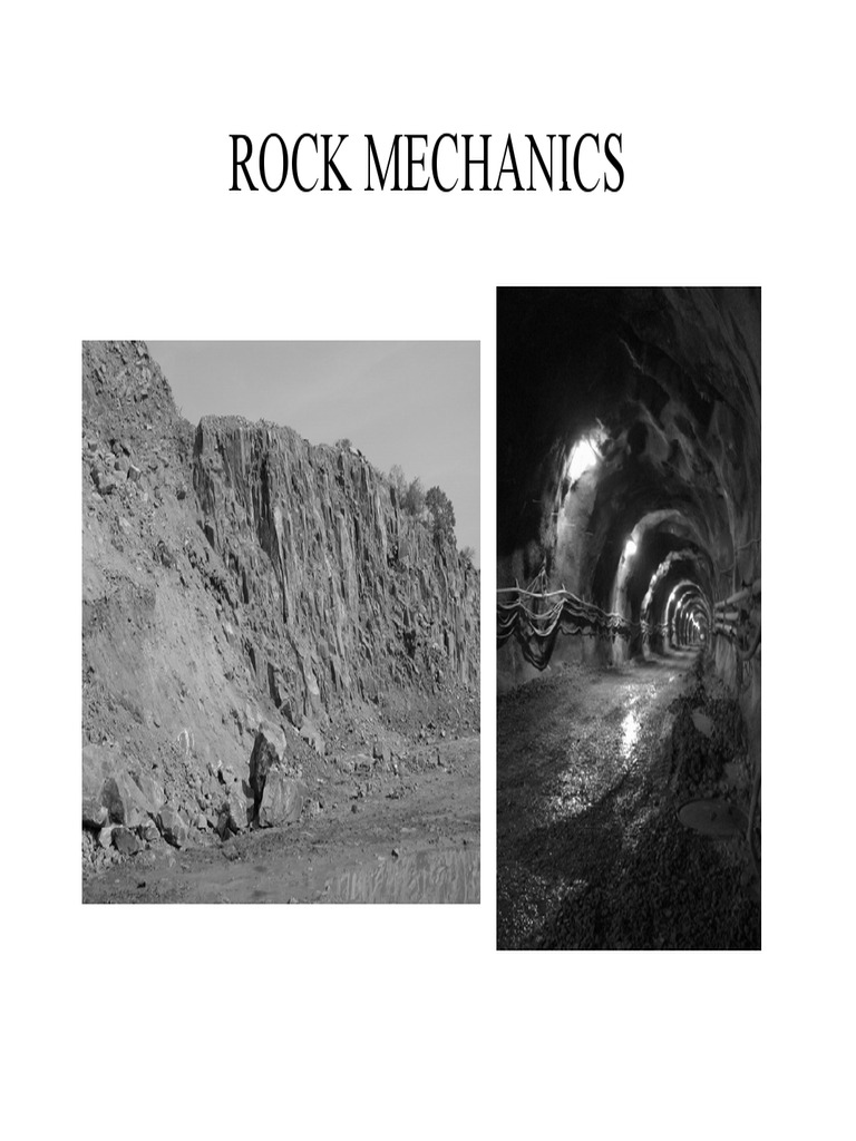 Rock Mechanics PDF | PDF | Strength Of Materials | Stress (Mechanics)