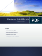 Manajemen Digital Elevation Model