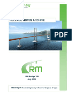 Release Notes Archive: RM Bridge V8i July 2012
