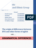 Language and Ethnic Group