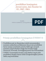 Prinsip Pendidikan Kesejagatan (UNESCO), L