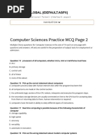 Practice Questions for Computer Sciences Page 2