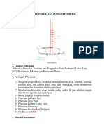 Metode Pondasi Pedestal