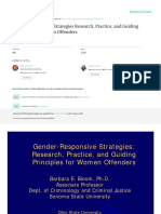 Gender-Responsive Strategies Research Practice and