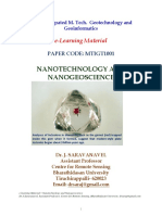 E-Learning Material - Nanotechnology and Nanogeoscience