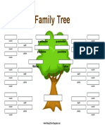 Family Tree With Aunts Uncles Cousins