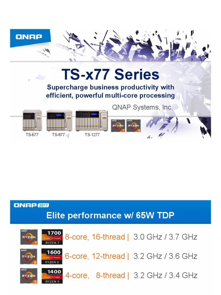 Qnap Nas Ryzen Catalog PDF | PDF | Graphics Processing Unit | Solid ...