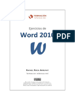 Ejercicios de Word 2010 - MUESTRA