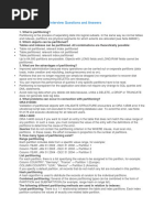 Oracle Partitioning Interview Questions and Answers