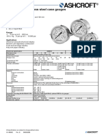 Panduan Part Number 4008 - E Aschroft Pressure Gauge