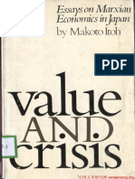 Makoto Itoh - Value and Crisis: Essays On Marxian Economics in Japan (01 Jan 1980)