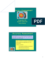 Accuracy Assessment: Geography 581 Mather P245-249 Jenny Mckay