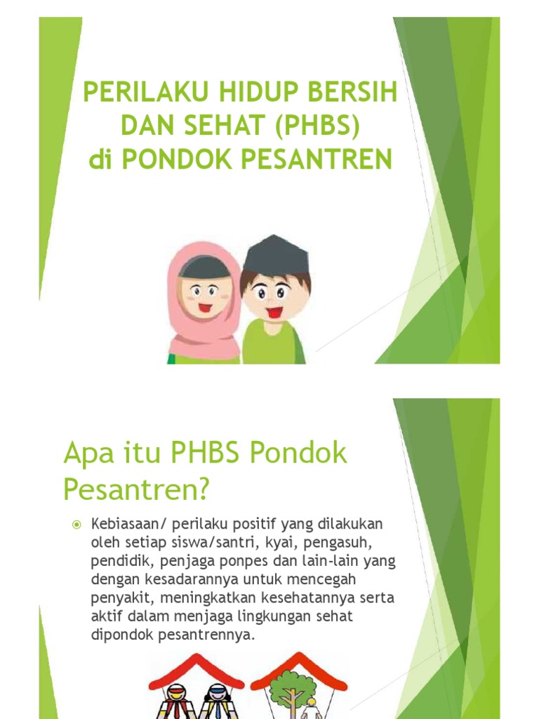 PERILAKU HIDUP BERSIH DAN SEHAT DI PONPES