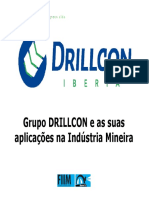 Aplicações da DRILLCON na indústria mineira