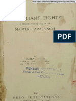 The Valiant Fighter Master Tara Singh - by Durlabh Singh (1942)