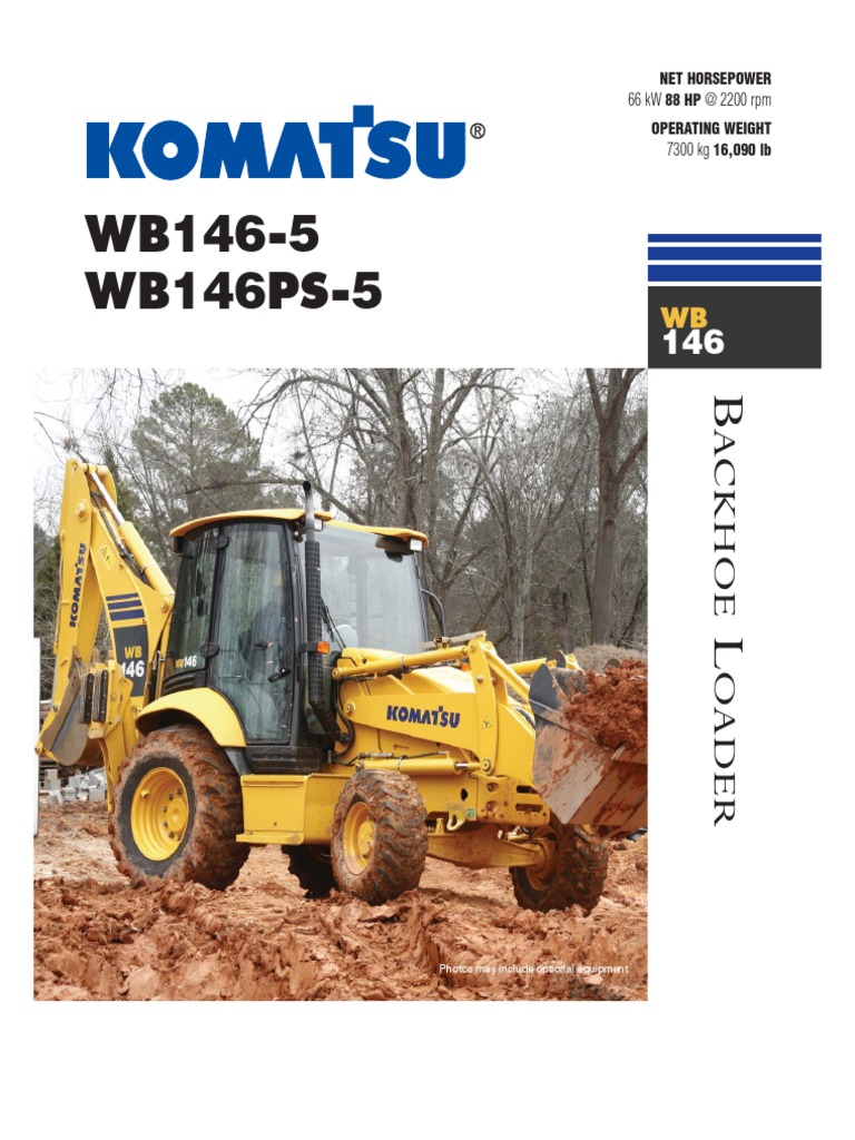 Brochure WB146 5 | PDF | Loader (Equipment) | Horsepower
