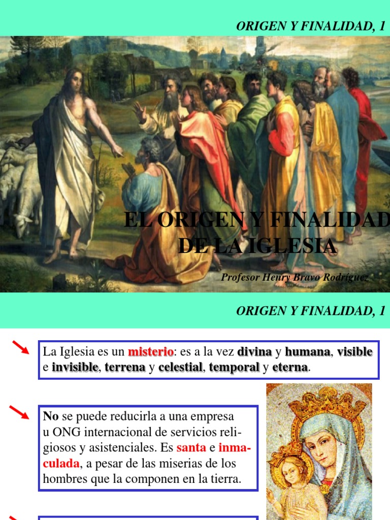 El Origen de La Iglesia 4to Sec | PDF | Cristo (título) | Iglesia Católica