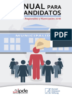 Manual Para Candidatos- Elecciones Regionales y Municipales - 2018