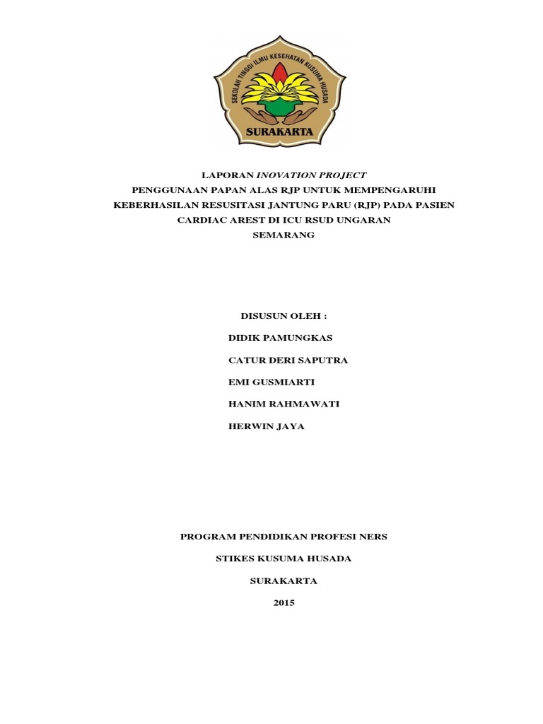 Inovasi Papan RJP untuk Resusitasi ICU | PDF