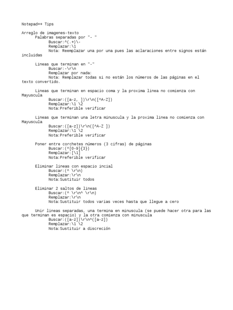 Ayuda Notepad++ | PDF | Comunicación escrita | Diseño gráfico